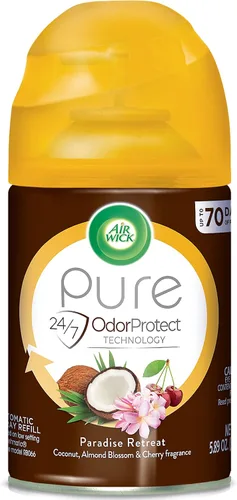 Miniatura 10 de Air Wick - repuestos en espray para ambientador automático, olor a agua fresca, 1 unidad, aceites esenciales, neutraliza malos olores