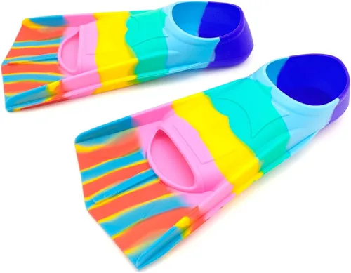Miniatura 9 de Gugmoy Kids Swim Fins,Comfortable Silicone Flippers for Swimming and Diving,Size Suitable Beginners Kids Girls Boys Adults