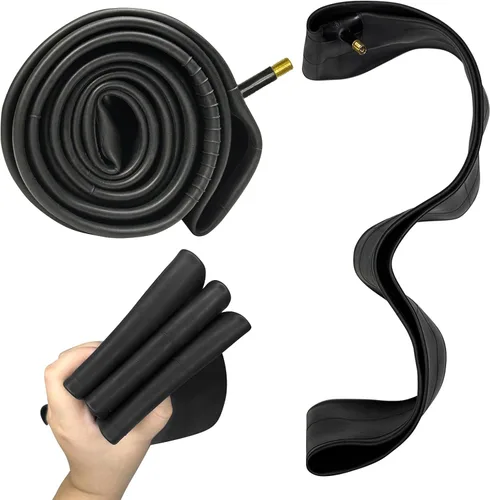 Miniatura 3 de 2 Pcs 20' 26' 20X4.0/4.5/3.5 26X4.0/4.5/3.5 Fat Bike Tube with AV Schrader Valve 2 Tire Levers 20x3.5 20x4.0 20x4.5 26x4.0 26x4.5 EBike Electric