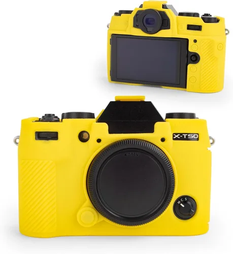 Miniatura 9 de MUZIRI KINOKOO Funda de silicona compatible con cámara digital Fujifilm X-T50 XT50, goma suave Fuji XT50 X-T50 con superficie esmerilada, agarre
