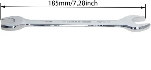 Miniatura 2 de Heyiarbeit Llave doble de extremo abierto, llave métrica de 7.283 in de longitud, herramienta de reparación de llaves de 0.669 in x 0.748 in, CR-V