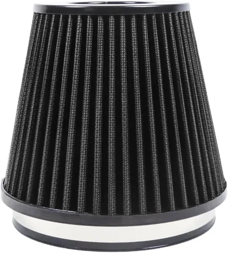 Miniatura 5 de Filtro de aire universal de alto flujo de 6 pulgadas y 5.984 in, entrada de aire frío de cono reutilizable, alto rendimiento, lavable, kit de aire