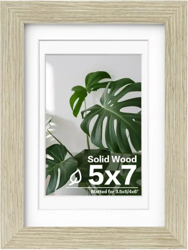 Miniatura 58 de Egofine - Portarretratos de 4 x 6 pulgadas, de madera maciza con plexiglás, para fotos de 3.5 x 5 con paspartú o de 4 x 6 sin paspartú, para colocar
