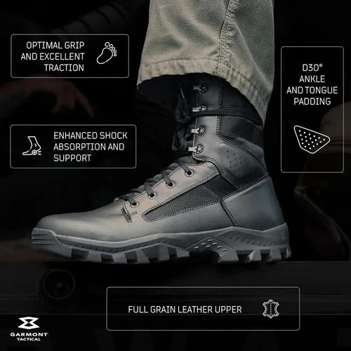 Miniatura 4 de GARMONT TACTICAL T8 Defense LE Law Enforcement EMS Boots for Men and Women, Full Grain Leather