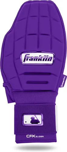Miniatura 26 de Franklin Sports MLB Guante deslizante de béisbol y sóftbol - CFX PRT Guantes de baserunning deslizantes protectores para adultos y jóvenes - Guante