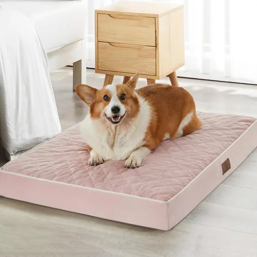 Miniatura 21 de WNPETHOME Cama Ortopédica para Perros para Jaula, Cama Impermeable Extra Grande para Perros con Funda Lavable Extraíble, Camas para Jaula de Perros
