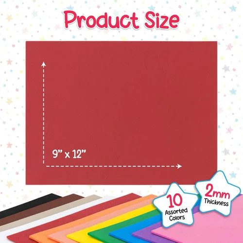 Miniatura 3 de Hygloss Productos Hojas de espuma artesanal, surtido