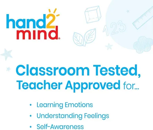 Miniatura 2 de hand2mind Espejo See My Feelings, juguetes de terapia de juego, atención plena para niños, regulación emocional para niños, actividades