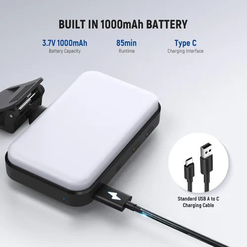 Miniatura 7 de NEEWER Versión de Nivel de Entrada Luz LED para Selfie, Clip de Plástico para Relleno de Luz en Teléfono para iPhone, 66 LEDs CRI92 Portátil
