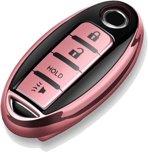 Miniatura 8 de Tukellen Compatible con Nissan - Funda para llavero de TPU suave para Infiniti X-Trail Rogue Altima Quest Pathfinder Sentra Patrol CIMA Fuga Armada
