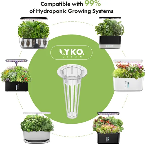 Miniatura 6 de Lyko Heirloom - Kit de vainas de semillas para ensalada AeroGarden, iDoo, Ahopegarden, GARDENCUBE, 7 cápsulas con lechuga American Fast/Paris