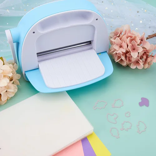 Miniatura 4 de INFUNLY Sellos y troqueles de hadas para hacer tarjetas, diseño de flores de abeja, sellos de silicona transparentes, juego de sellos y troqueles