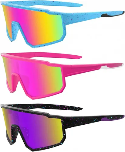 Miniatura 14 de Lentes de sol polarizados de béisbol para niños, TR90, marco ligero, para niños y niñas de 6 a 14 años, softbol y ciclismo