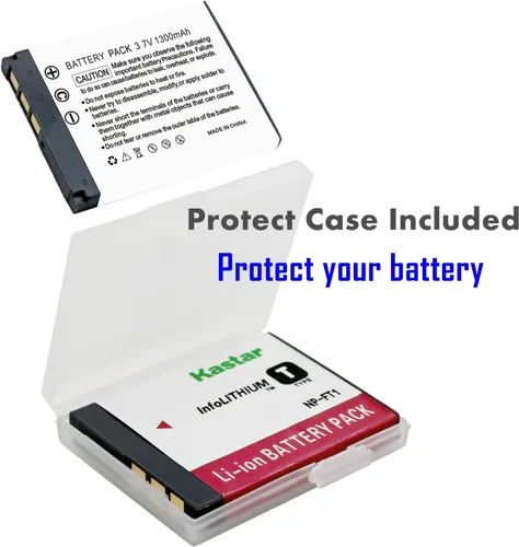 Miniatura 2 de Kastar Battery (X2) & Slim USB Charger Replacement for Sony NP-FT1 DSC-L1 DSC-M1 DSC-M2 DSC-T1DSC-T3 DSC-T3/B DSC-T3S DSC-T5 DSC-T5/B