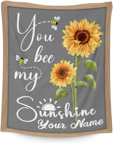 Miniatura 10 de Regalos de girasoles: mantas pequeñas con temática de girasol de 40 x 30 pulgadas, regalos para niños y niñas, manta estética amarilla, suave