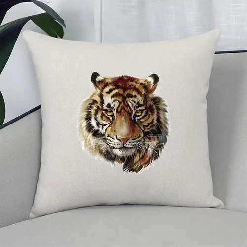 Miniatura 6 de 12 calcomanías termoadhesivas para planchar de león de tigre, ropa de transferencia de calor, camisetas, parches de animales, calcomanías