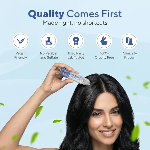 Miniatura 6 de Suero para el crecimiento del cabello en rollo en romero – 3% romero, 3% redensilo y 2% nuevamente, ayuda a apoyar la apariencia del cabello más