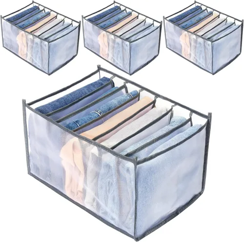 Miniatura 8 de TOOVREN Organizador de cajones para brasieres, divisor para cajones de ropa interior, contenedores de almacenamiento de lencería, organizadores