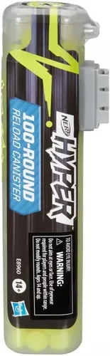 Miniatura 2 de Nerf Hyper - Recipiente de recarga de 100 redondos, recipiente de recarga fácil, 100 hiperrondas - para uso Hyper Blasters, verde
