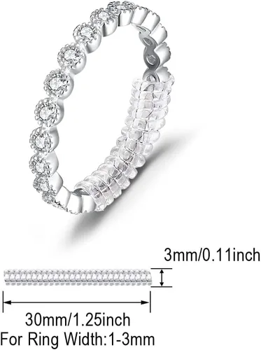 Miniatura 5 de JewelryPalace Anillos de plata de ley 925 chapados en oro de 14 quilates para mujer, anillos de promesa de circonita cúbica para ella, anillos