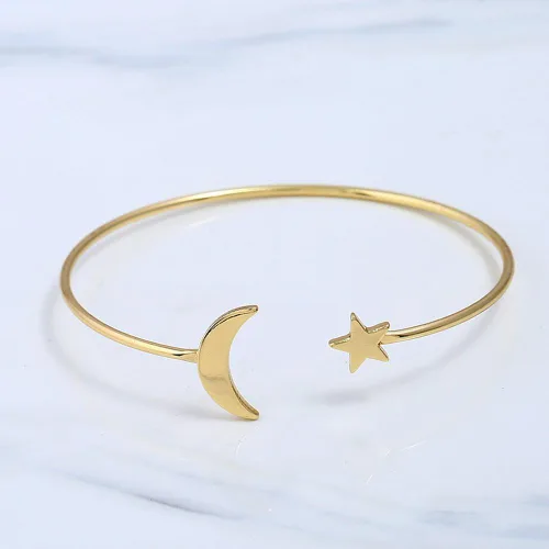 Miniatura 3 de YINLI Paquete de 2 pulseras elásticas simples para mujer