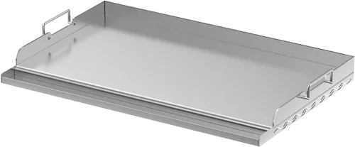 Miniatura 8 de Skyflame Plancha Universal de Acero Inoxidable con Placa Plana Superior con Refuerzo de Calentamiento Uniforme para Parrillas de Carbón/Gas BBQ