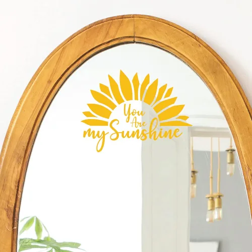 Miniatura 11 de Calcomanías de espejo de pájaro floral blanco – Calcomanías de vinilo elegantes y versátiles para espejos, paredes, puertas, ventanas, fáciles