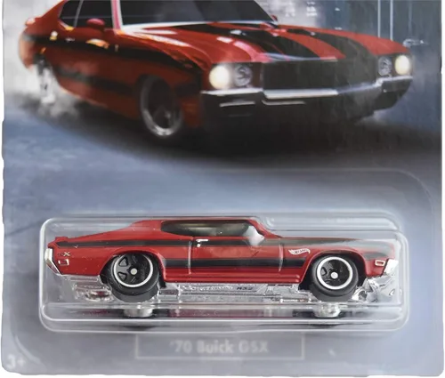 Miniatura 2 de Hot Wheels American Steel Series '70 Buick GSX 10/10, rojo