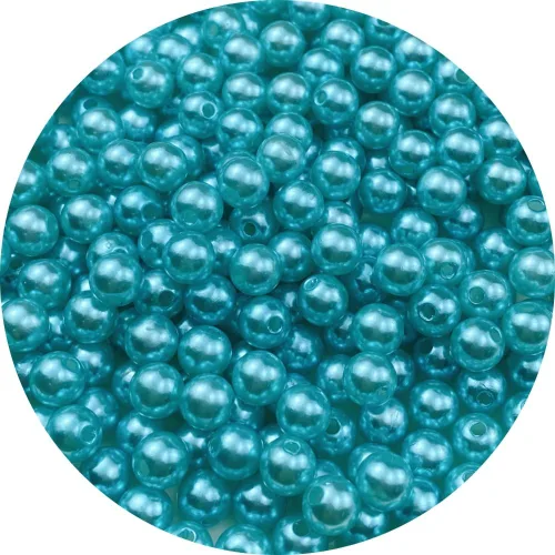 Miniatura 8 de Pinhoollgo 800pcs Pearl Beads 6mm Round Pearl Beads with Hole for DIY Bracelet Necklace Jewelry Making Supplies Handmade Craft(White)