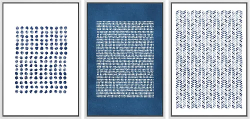Miniatura 186 de SIGNWIN Lienzo enmarcado para pared, arte con pinceladas de flujo neutro en tonos beige abstractos, ilustraciones, arte moderno, decorativo