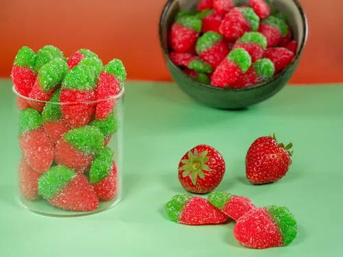Miniatura 6 de Smarty Stop Caramelo de gomita agrio de fresa entera (1 libra)