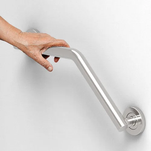 Miniatura 8 de Barra de seguridad para baño, ducha e inodoro para personas mayores y discapacitados, mango de asistencia de equilibrio de ayuda de movilidad, acero