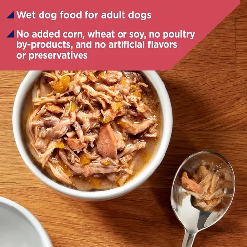 Miniatura 6 de Nature's Recipe Wet Dog Food, receta de pollo y salmón salvaje en caldo, taza de 2.75 onzas (paquete de 12)