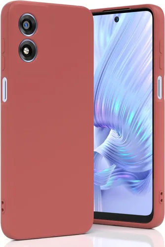 Miniatura 10 de Funda para Moto G Play 2024 4G, silicona líquida, delgada, suave, TPU, protección de cuerpo completo, a prueba de golpes, para G Play 2024 4G (negro)