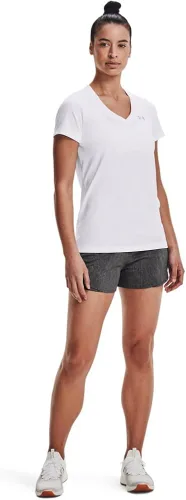 Miniatura 5 de Under Armour Camiseta Tech de manga corta con cuello en V para mujer