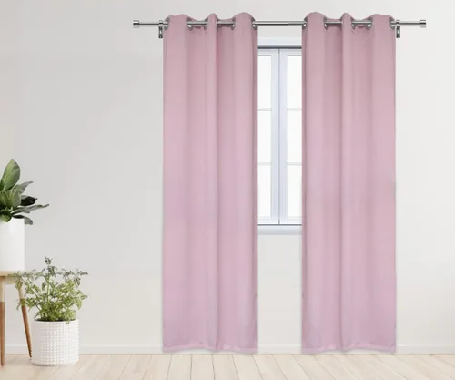 Miniatura 17 de YOUR CHAIR COVERS - Cortinas opacas de poliéster con ojales - (negro 52 x 63 pulgadas - juego de 2) - para oscurecer la habitación, dormitorio, sala