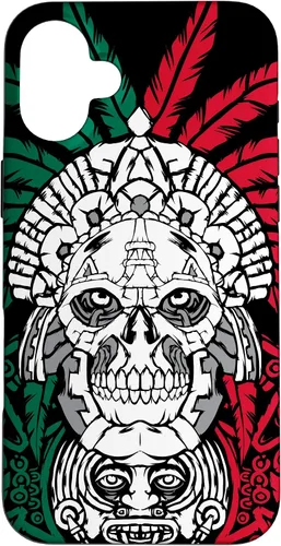 Miniatura 22 de iPhone 11 Pro Max Aztec Warrior Skull - Ancestros mexicanos - Funda de raíces mexicanas