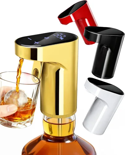 Miniatura 13 de Regalo para el Día del Padre Suministro para fiesta de vista de la Copa del Mundo, decantador de vino eléctrico 5 en 1 y dispensador inteligente