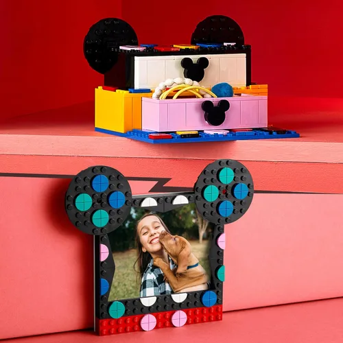 Miniatura 5 de Lego DOTS Disney Mickey Mouse y Minnie Mouse - Caja de proyecto de regreso a la escuela 41964 Kit de bricolaje; para niños creativos a partir de 6