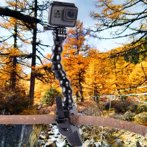 Miniatura 4 de Suptig Soporte de abrazadera flexible de cuello de cisne para GoPro Hero 13 Hero 12 Hero 11 Hero 10 Hero 9 Hero 8 Hero 7 Hero 6 Hero 5 Hero 4