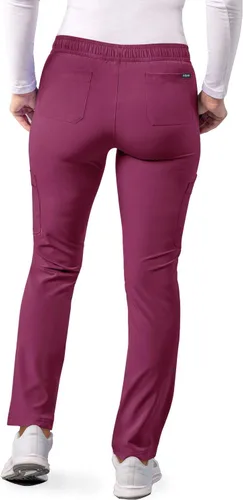 Miniatura 2 de Pantalones Adar Addition Scrubs, ropa quirúrgica, ajustados, con cordón, estilo cargo, para mujer