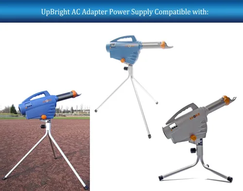 Miniatura 2 de UpBright Adaptador de 12 V CA/CC compatible con Zooka Sports ZS720 ZS740 ZS 720 ZS 740 Z5720 Z5740 14001 12 voltios batería de béisbol personal