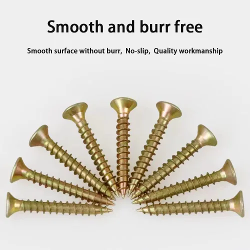 Miniatura 4 de Kit surtido de tornillos para madera de cabeza plana M4, 340 piezas, tornillos de madera autorroscantes Phillips Drive avellanados de cabeza plana