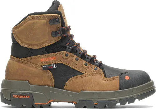 Miniatura 7 de Wolverine Legend zapatos de trabajo impermeables con puntera de composite, 6 pulgadas, para hombre Marrón oscuro