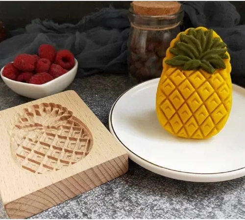 Miniatura 14 de Sello para galletas de búho 2 de madera - Molde tallado y prensa para pan de jengibre y galletas DIY (owl 2)