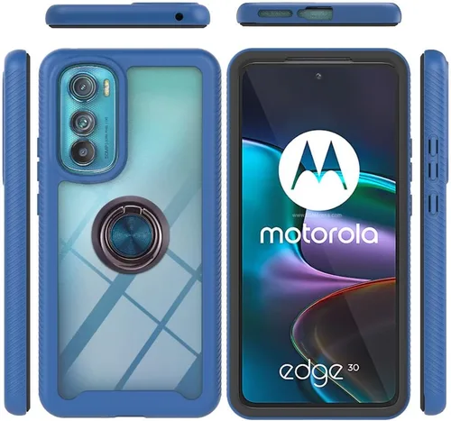 Miniatura 56 de Funda compatible con Xiaomi Poco M5s 4G, compatible con Redmi Note 10 4G / Note 10S 4G / Note 11 SE (India), funda para teléfono 3 en 1, color azul