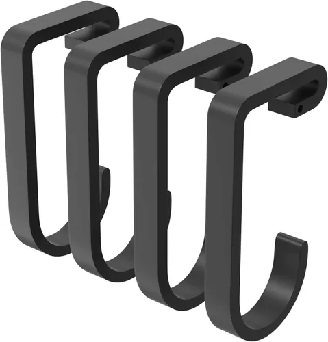 Miniatura 9 de bussdis Ganchos gruesos para bicicleta para portaequipajes de techo: Gancho de almacenamiento superior resistente para bicicleta, soporta 50 libras