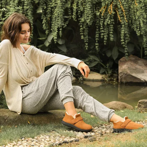 Miniatura 5 de Zizor Zapatos de casa ajustables Ivy para mujer para interiores y exteriores