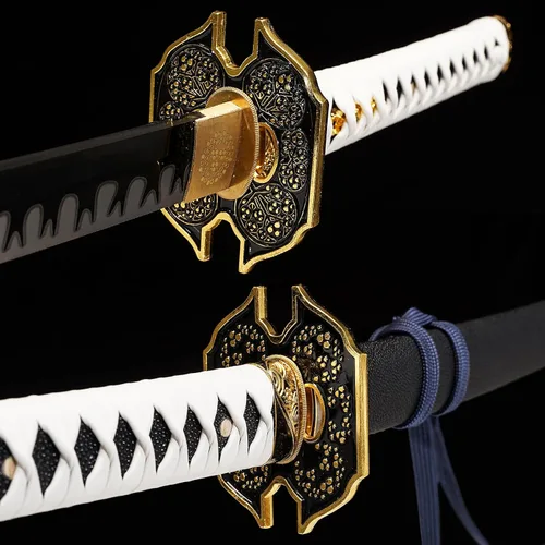 Miniatura 4 de Yamato - Espada Katana de acero al carbono 1095 de 41 pulgadas, espada samurái de espiga completa, juego de armas, colección de accesorios de regalo