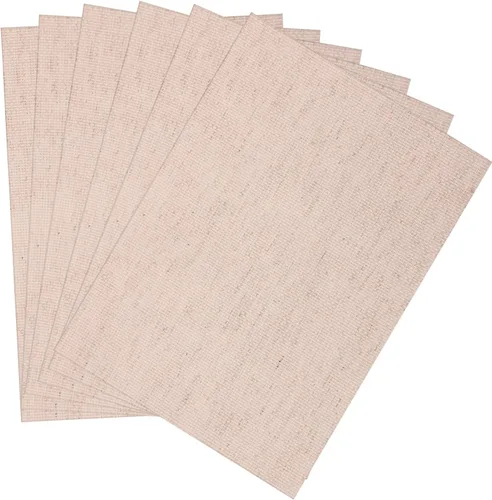 Miniatura 8 de Caydo 6 piezas de tela Aida de 14 hilos negra, tela de algodón para punto de cruz y bordado para labores de aguja, manualidades DIY, 12 por 18